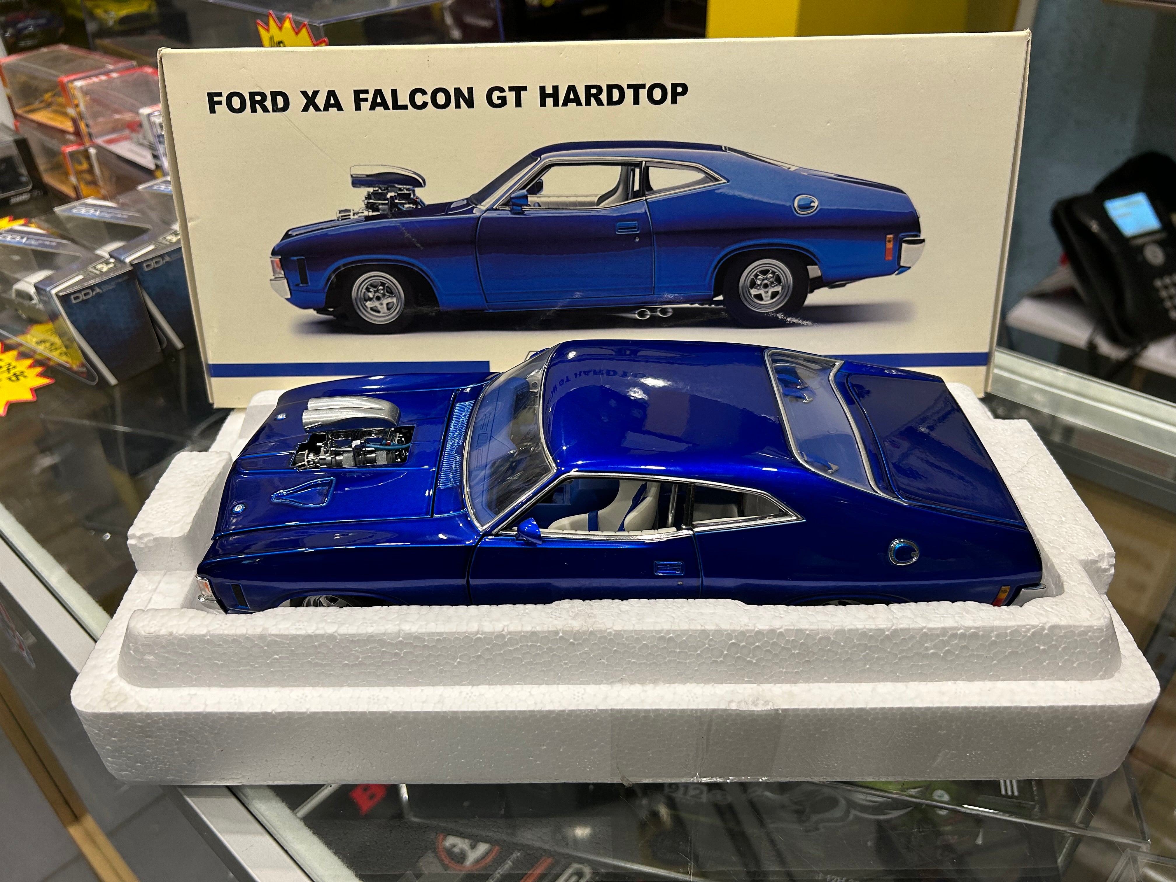 1:18 Ford XA Falcon GT Hardtop Coupe Street Machine Blown Candy Blue –  Hightek Diecast Models