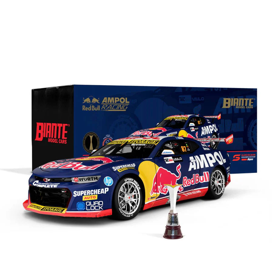 PRE ORDER - 1:18 Chevrolet Camaro - Red Bull Ampol Racing - Will Brown #87 - 2024 V8 Supercars Championship Winner (B18C24G) *FULL PRICE $279.00*