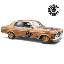 Load image into Gallery viewer, 1:18 Ford XW Falcon GT-HO Phase II 1970 Bathurst Winner 50th Anniversary GOLD livery Allan Moffat (18727)
