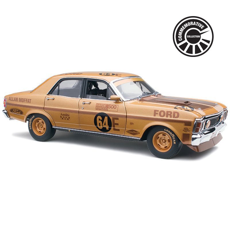 1:18 Ford XW Falcon GT-HO Phase II 1970 Bathurst Winner 50th Anniversary GOLD livery Allan Moffat (18727)