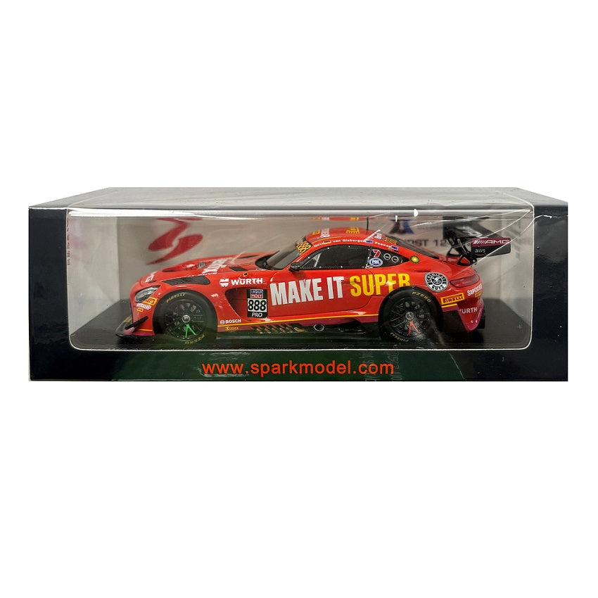 1:43 Mercedes-AMG GT3 #888 Supercheap Auto Racing 2023 Bathurst 12 Hour 5th Place S. Van Gisbergen – B. Feeney – M. Götz (SP469)