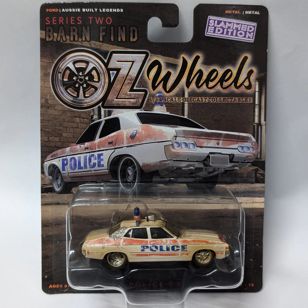 1:64 Ford Falcon XA GT Police Barn Find Slammed Edition - Oz Wheels Series 2