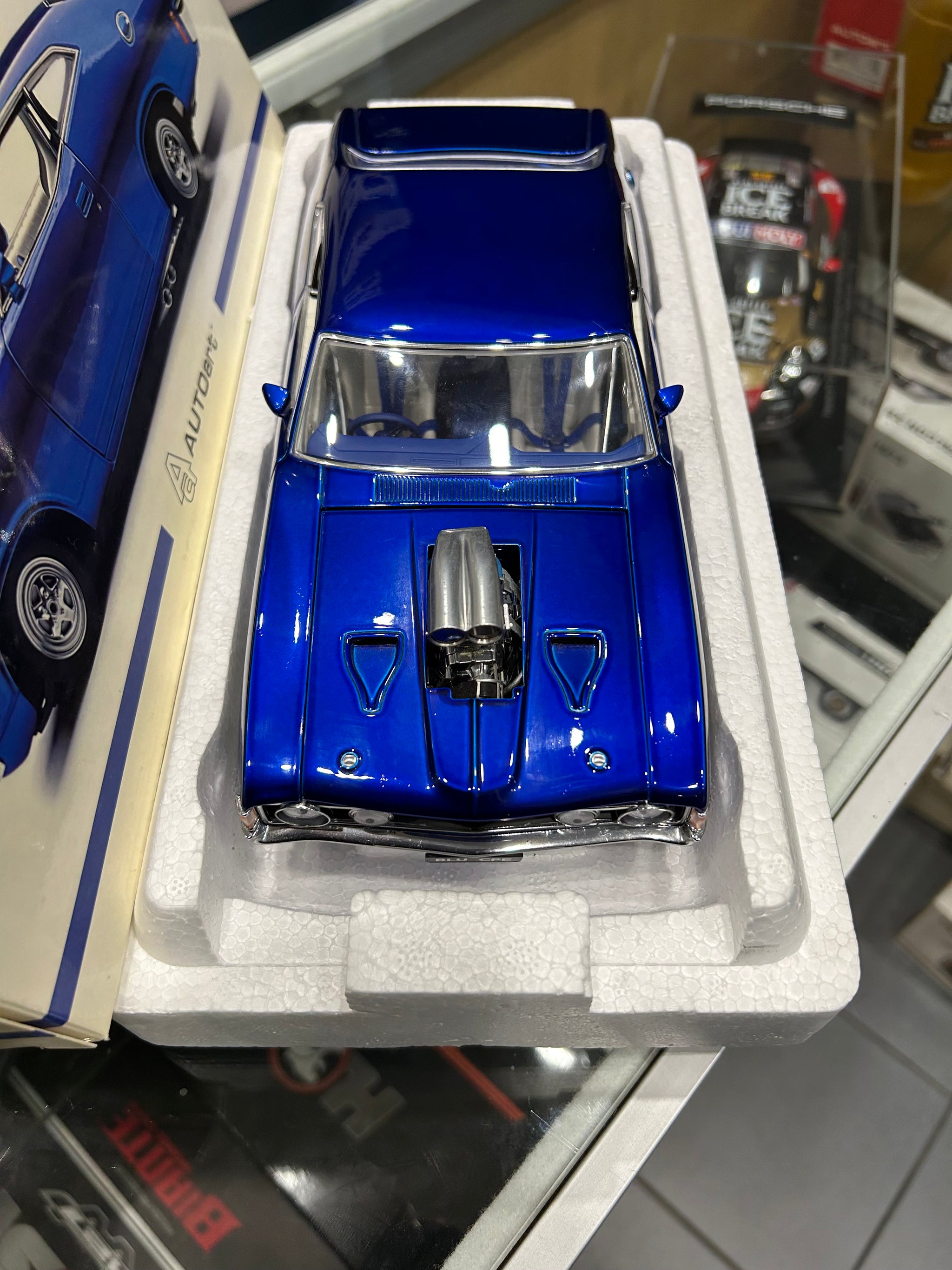 1:18 Ford XA Falcon GT Hardtop Coupe Street Machine Blown Candy Blue –  Hightek Diecast Models