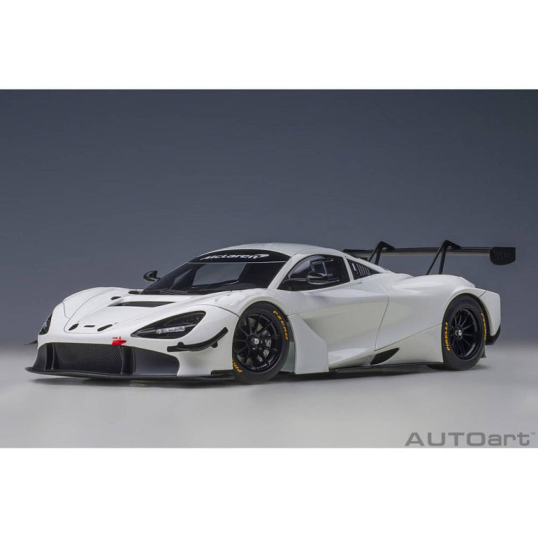 1:18 McLaren 720S GT3 Gloss White Plain Body